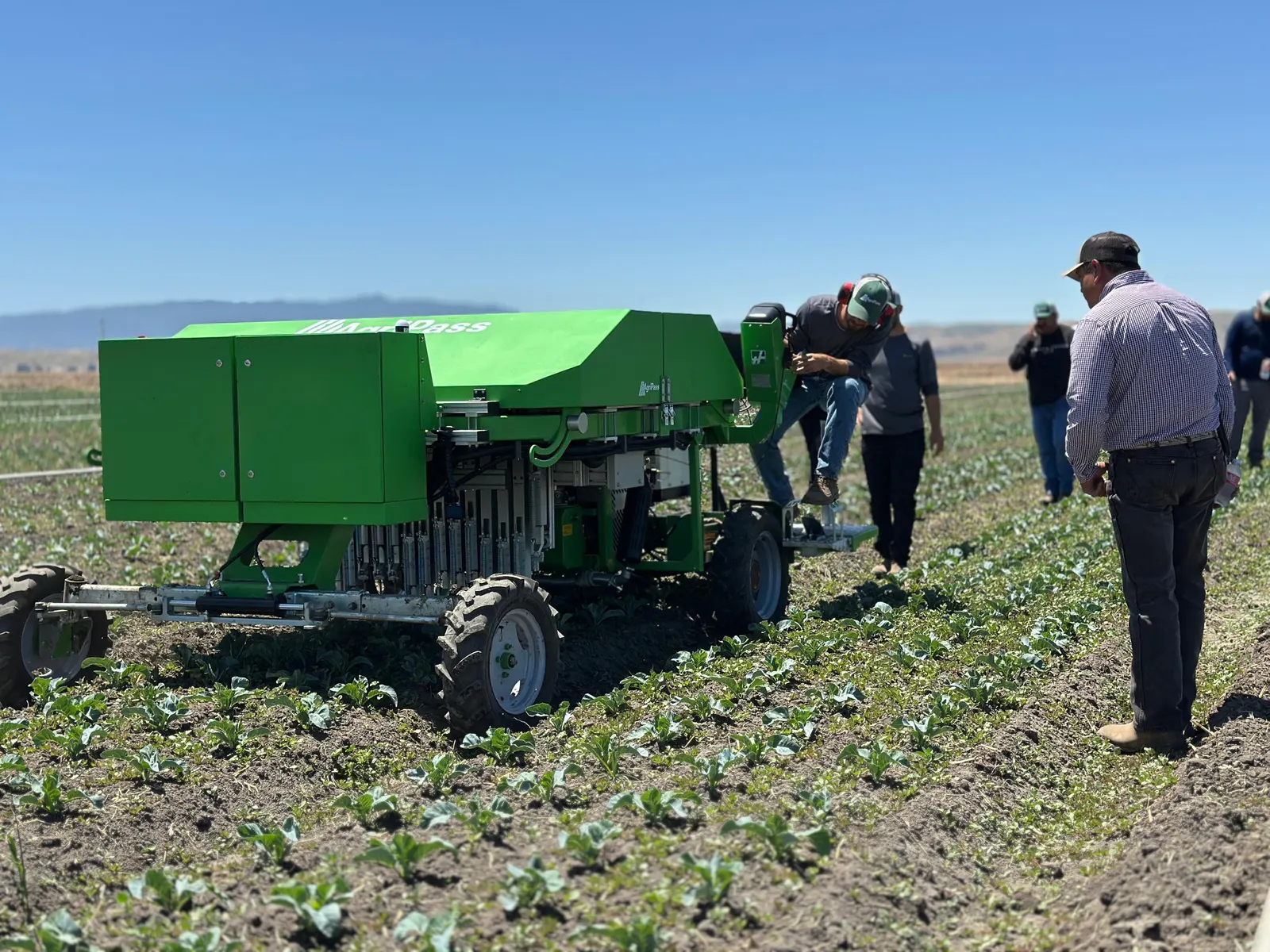 AgriPass RHIC in California vegetable rows
