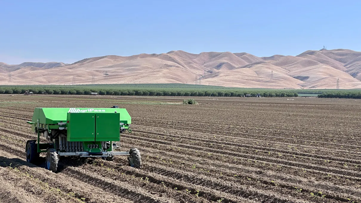 AgriPass RHIC on a California bedded field