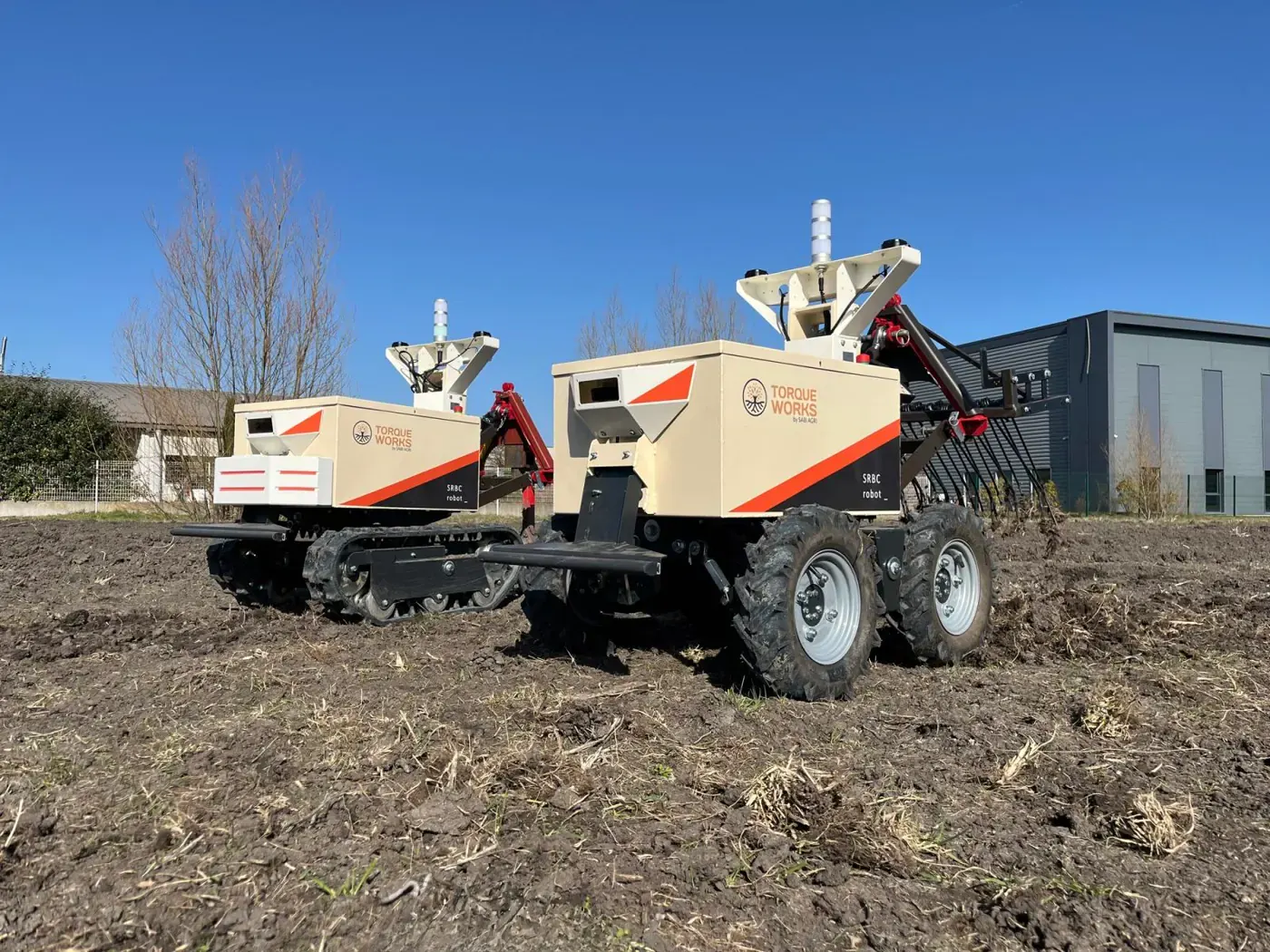 SABI AGRI SRBC tracked and four-wheel-drive variants