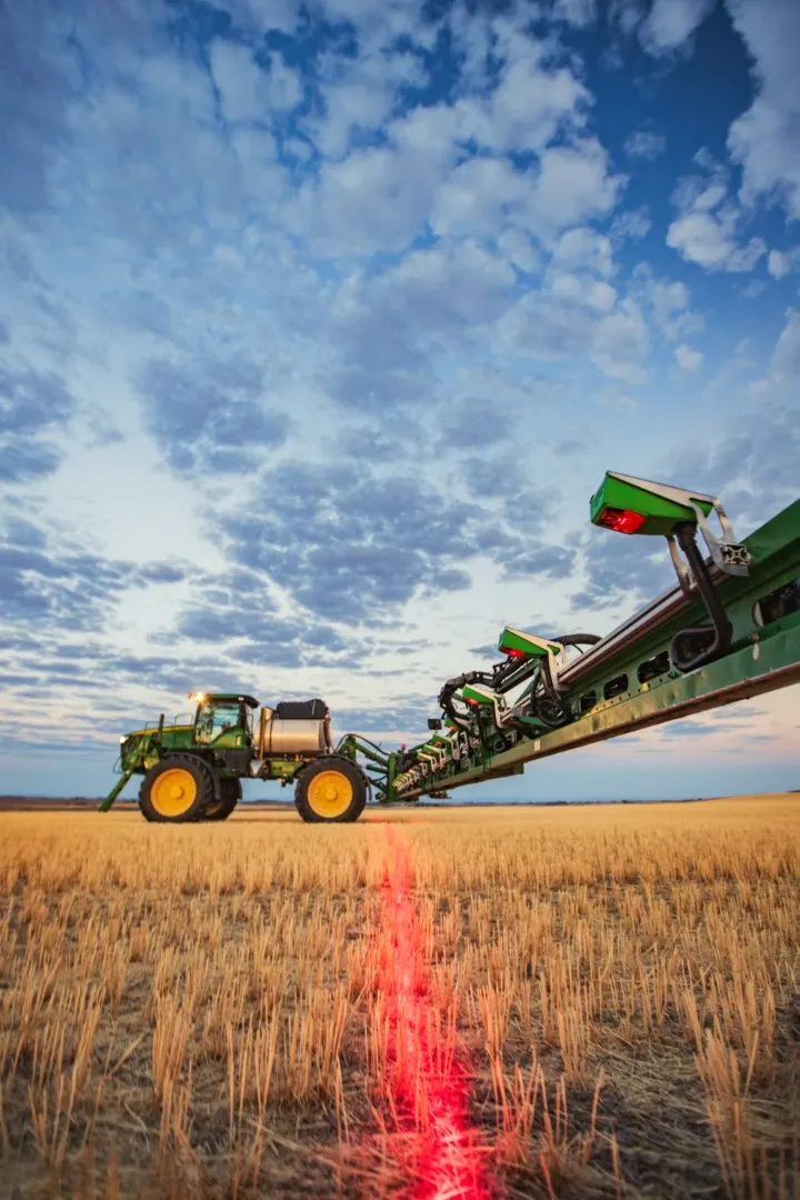 Weed-IT QUADRO sensors on a boom